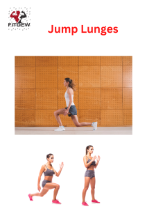 Jump Lunges