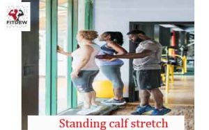 Standing calf stretch