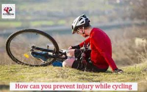 How can you prevent injury while cycling