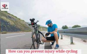 How can you prevent injury while cycling