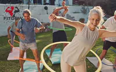 Hula hoop exercises for seniors